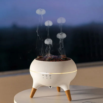 Máy xông tinh dầu bắn O ( hình sứa)