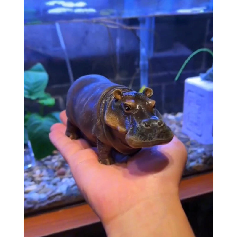 Hà Mã Xủi Oxy Cho Bể Cá, Hà Mã Trang Trí Bể Cá , Mô Hình Hà Mã