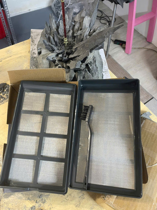 Khay lưới lọc bể cá Kích thước Dài 24cm, rộng 14cm